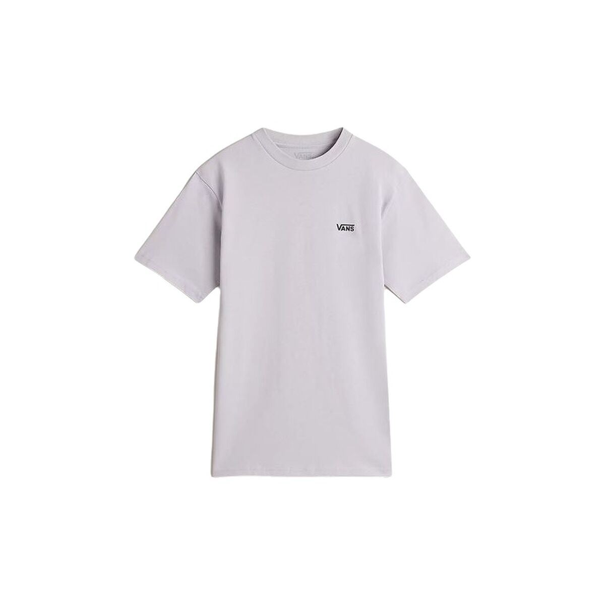 Women’s Short Sleeve T-Shirt Vans Left Chest Logo Em Eveni Ng Haze Pink (S)-0