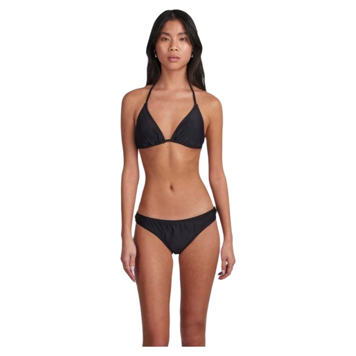 Knickers Pieces Pcbaomi Black Bikini-1