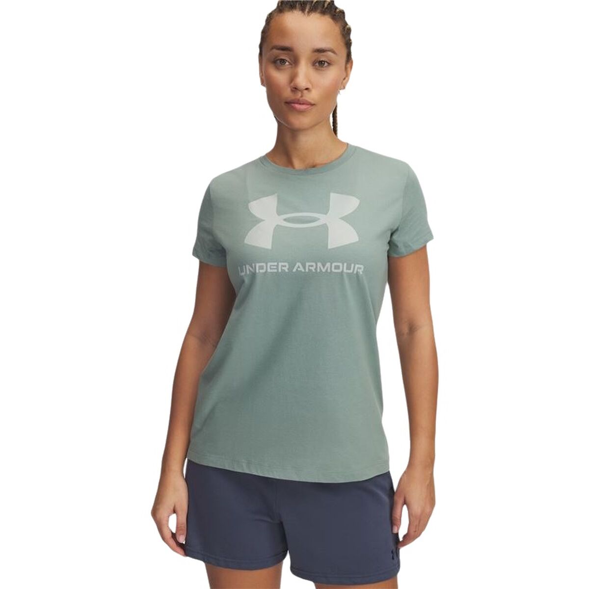 Women’s Short Sleeve T-Shirt Under Armour Blue-0