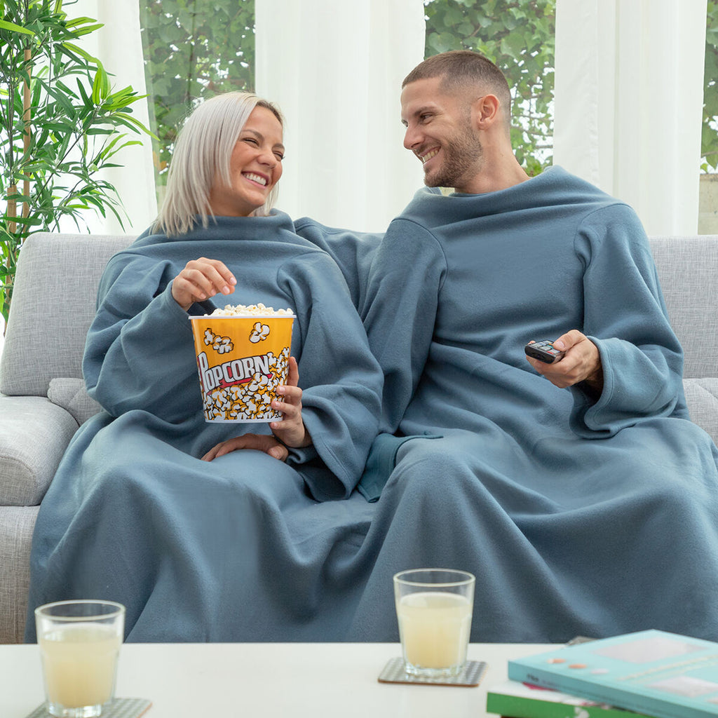 Double Sleeved Blanket with Central Pocket Doublanket InnovaGoods-8