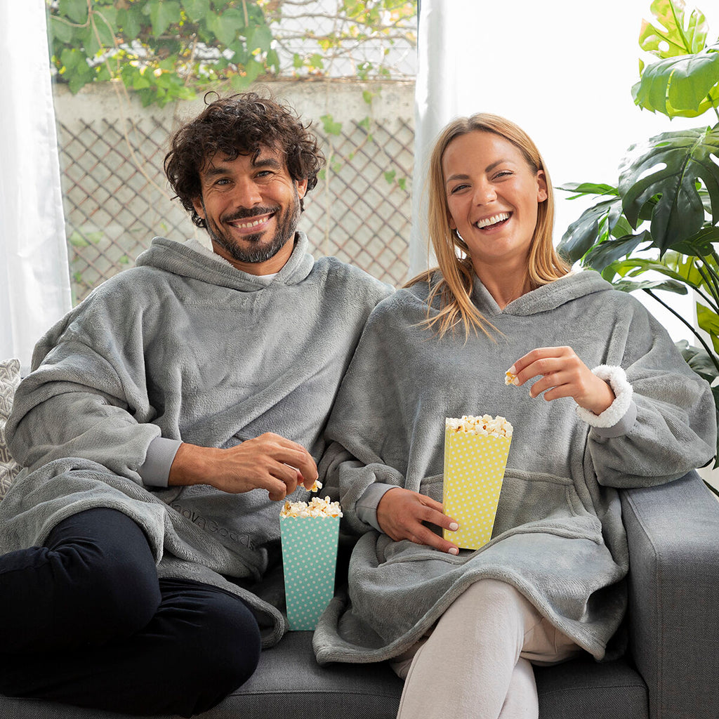 Oversized Sweatshirt Blanket with Fleece Lining Swug InnovaGoods-8