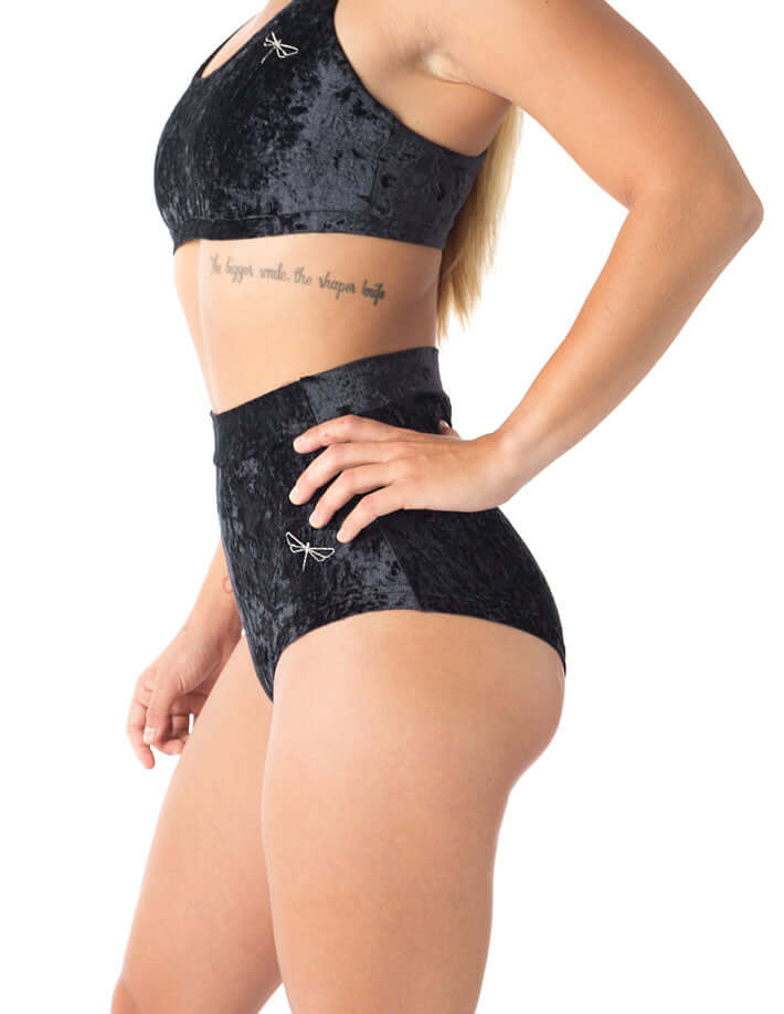Velvet pole shorts Lola-9