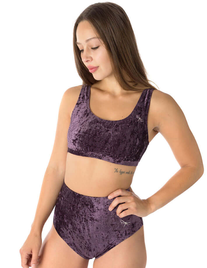 Velvet pole shorts Lola-5