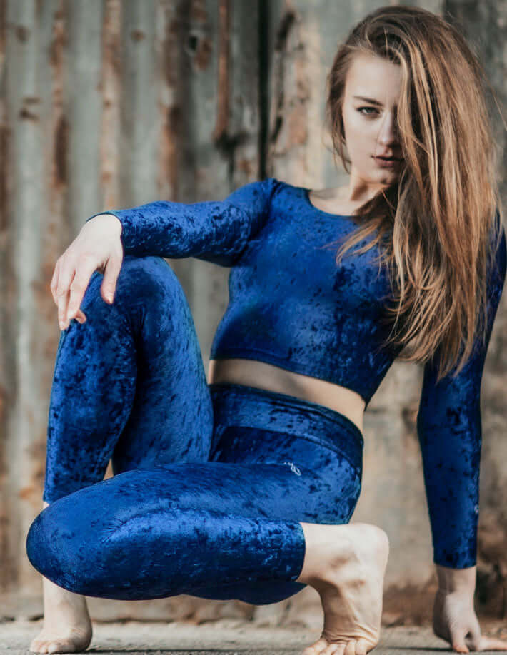 Velvet crop top Pavi-8